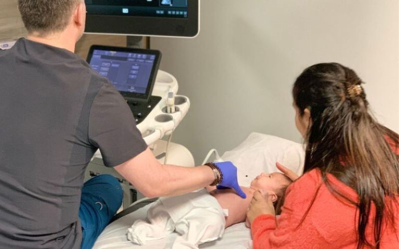 Ecografía Pediátrica Abdominal para Bebés en Antofagasta